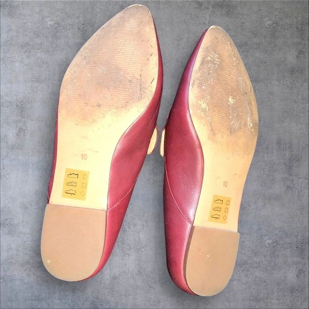 Madewell Women's Red Loafers